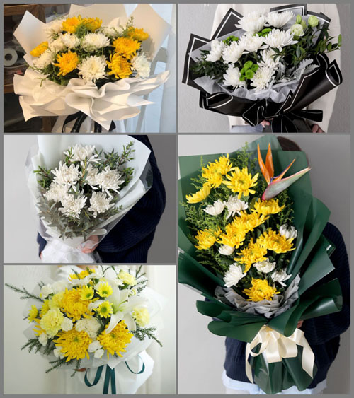 浙江省金华武义县新宅镇和阳坑村白事花束代送